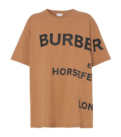 burberry horseferry print cotton oversized t-shirt|Burberry Horseferry Print Cotton Oversized T.